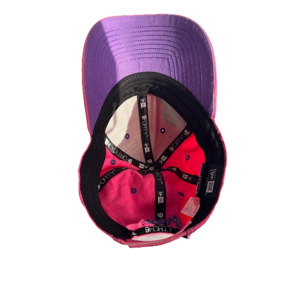 Youth Era Pink Floral ECU Pink Pirate Logo 9Forty Adjustable Hat - Picture 3 of 10